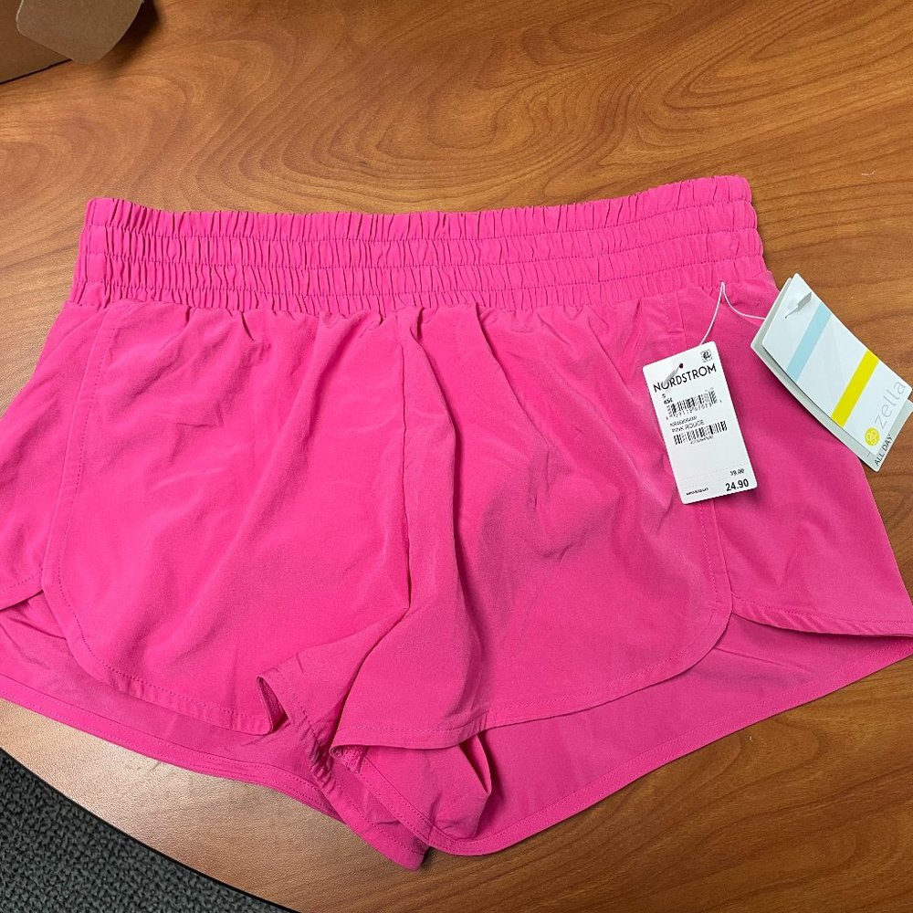 Zella, Running Shorts, NWT, Size Small, Pink